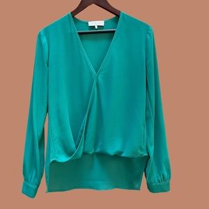 WAYF  ~ Like New Teal Green Blouse > S